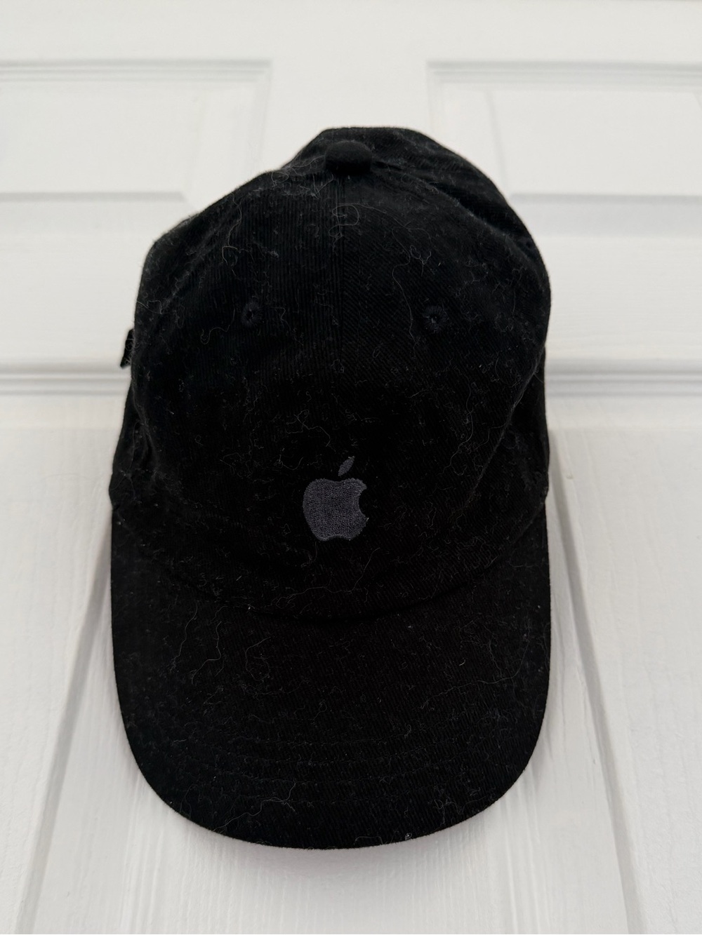 Apple Black Logo 100% Cotton Baseball Cap Hat Official / Authentic